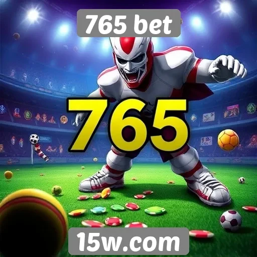 Variedade de jogos disponíveis na plataforma 765 bet